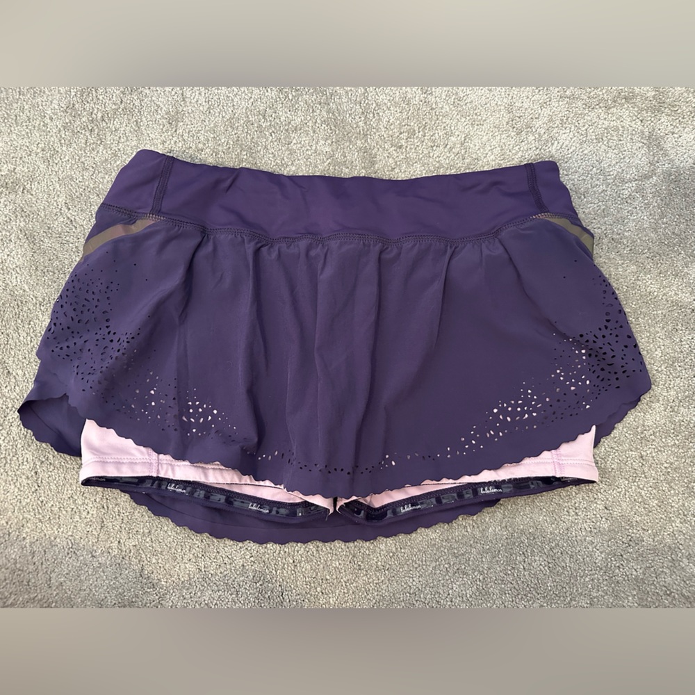 lululemon athletica Purple and Pink Women's active skort